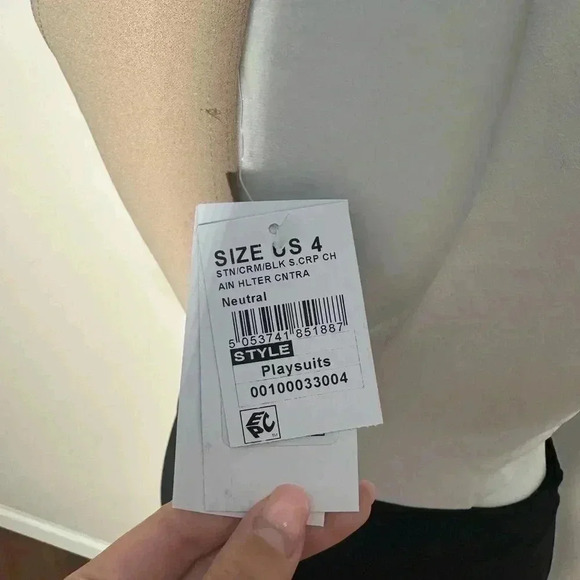 WOMENS SIDE-CUT HALTER JUMPSUIT size 4 - Picture 7 of 7